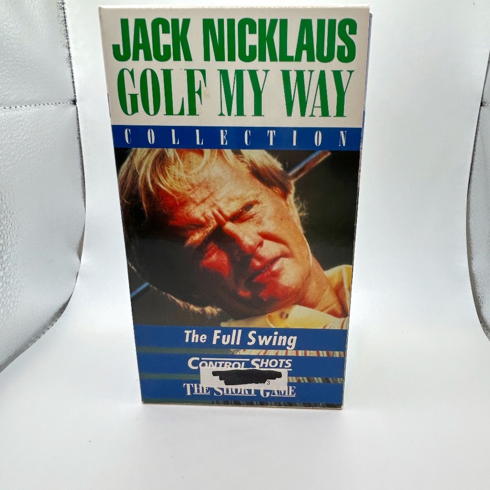 Jack Nicklaus Golf My Way Collection VHS 3 Tape Box Set